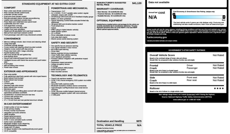 
								2017 Ford Fusion Energi Platinum full									